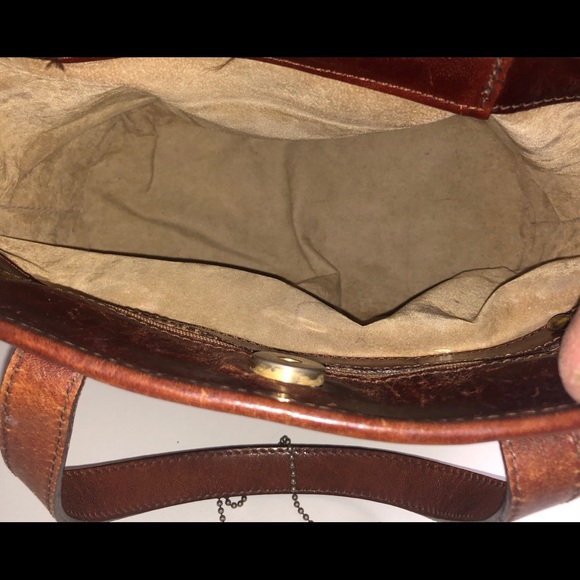 Brahmin woven canvas and genuine leather mini tote - Picture 7 of 8